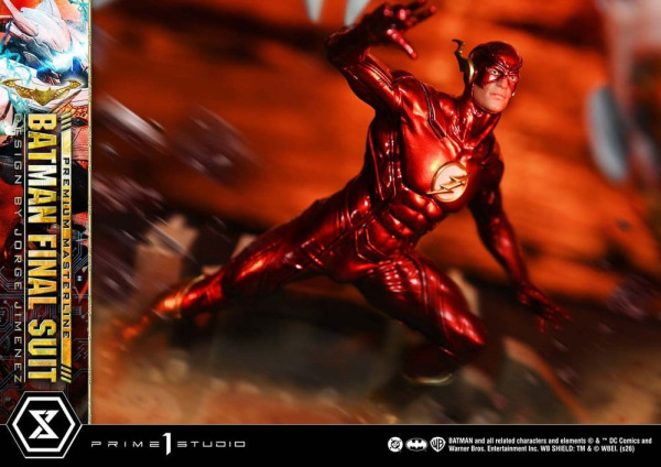 Justice League (Comics) Premium Masterline Statue Batman Final Suit (Design by Jorge Jimenez) Bonus 9