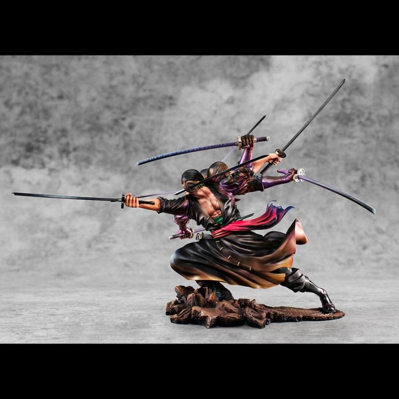 One Piece Excellent Model P.O.P PVC Statue SA-Maximum Roronoa Zoro Ver. Demon Spirit Kyuutouryuu Asu