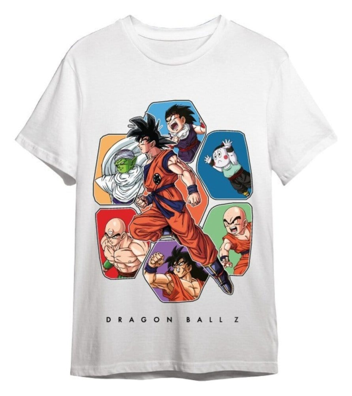 Dragon Ball T-Shirt Friends White Size XXL 1