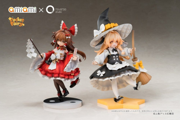 Touhou Project Reverse Palm Spirit PVC Figures 2-Pack Reimu Hakurei & Marisa Kirisame 1