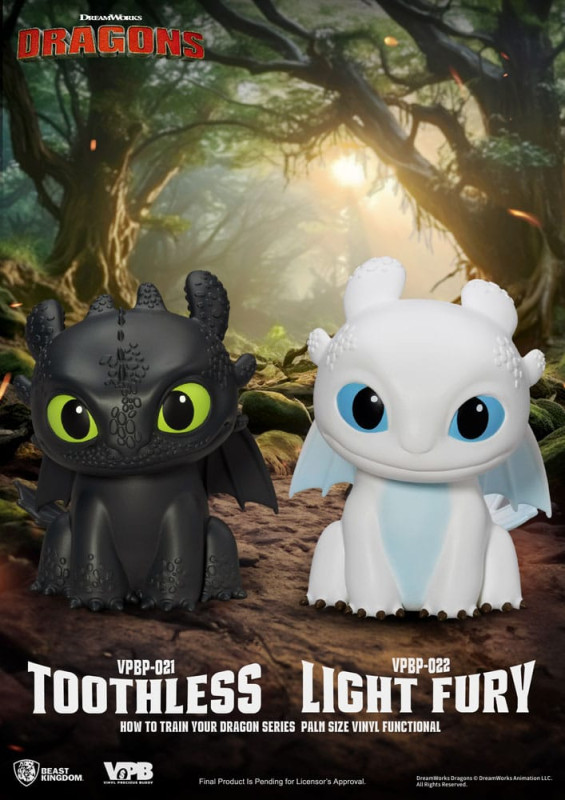 How To Train Your Dragon Piggy Vinyl Bank Light Fury 12 cm 5