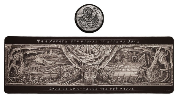 The Elder Scrolls V: Skyrim Desk Pad & Coaster Set