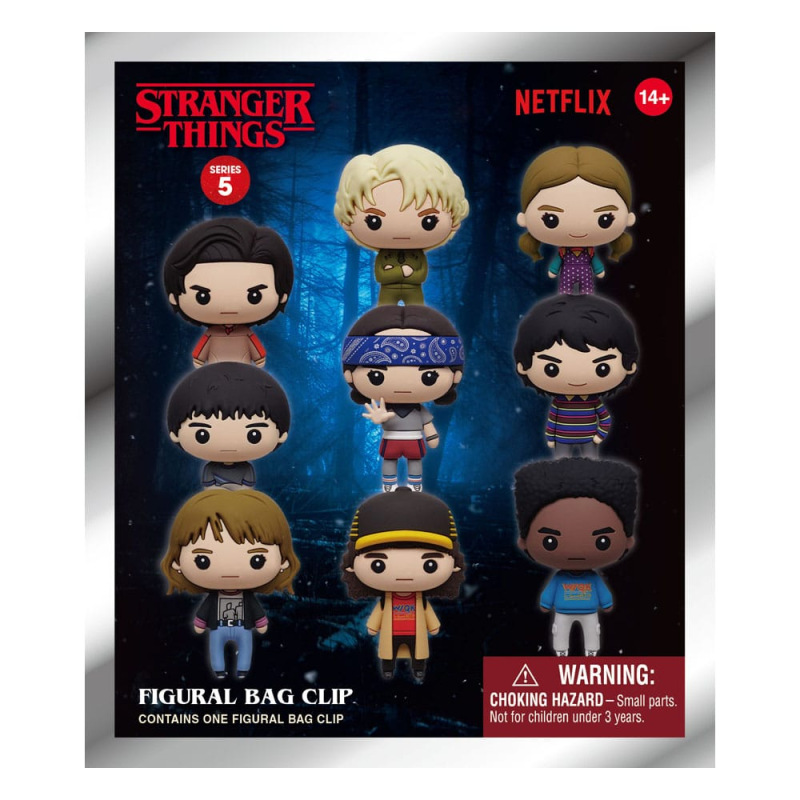 Stranger Things 3D Foam Bag Clips Series 5 Display (24) 1