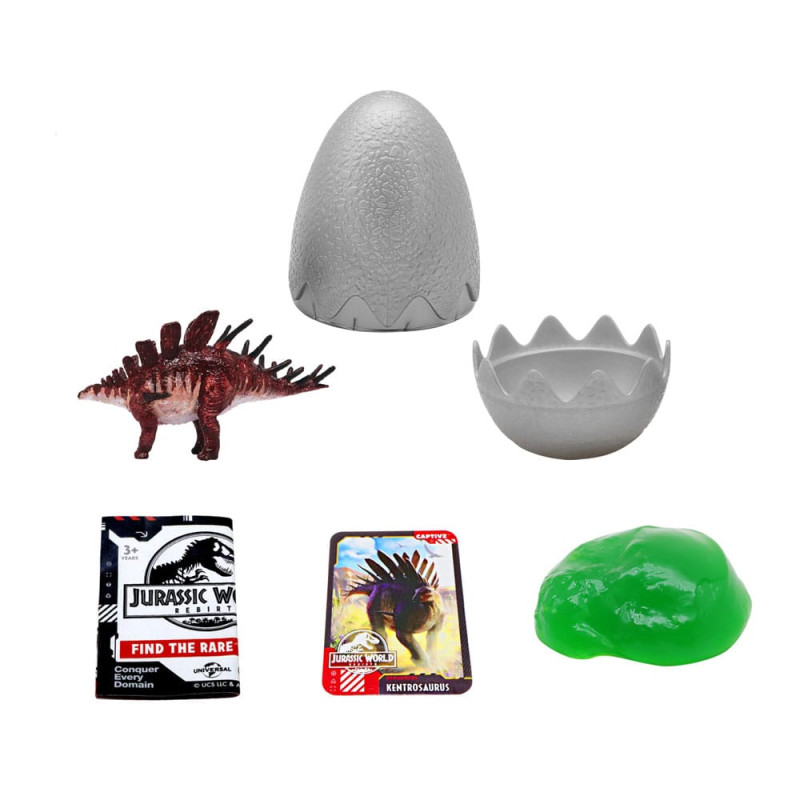 Jurassic World Rebirth Pop N Lock Breach Blind Box Captivz Build n Battle Dinos Display (12) 9