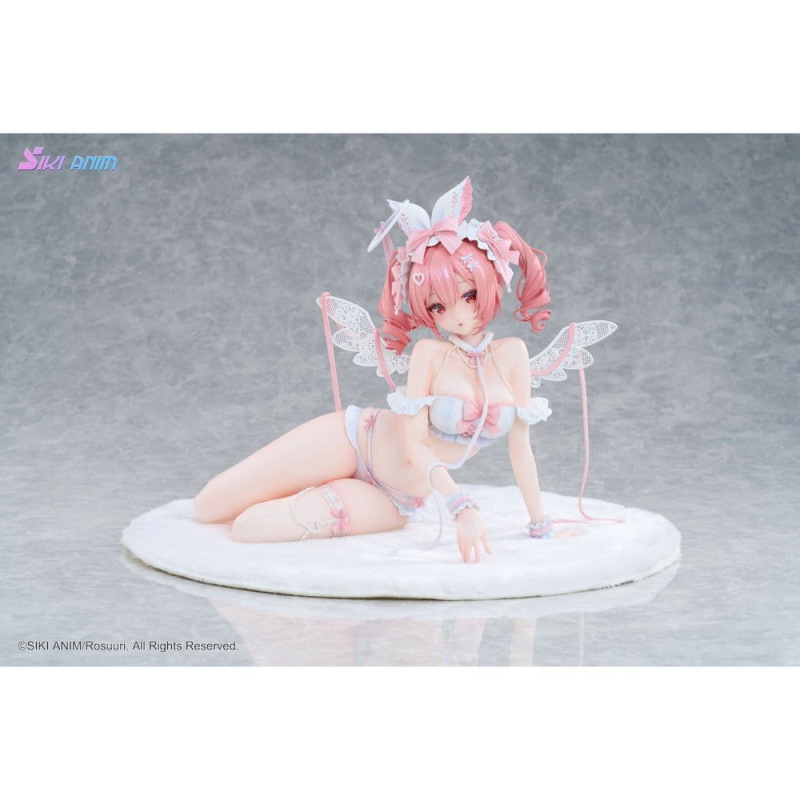 Original Character PVC Figure 1/4 White Rabbit Rosu Angel Ver. Illustrated by Rosuuri 23 cm 5