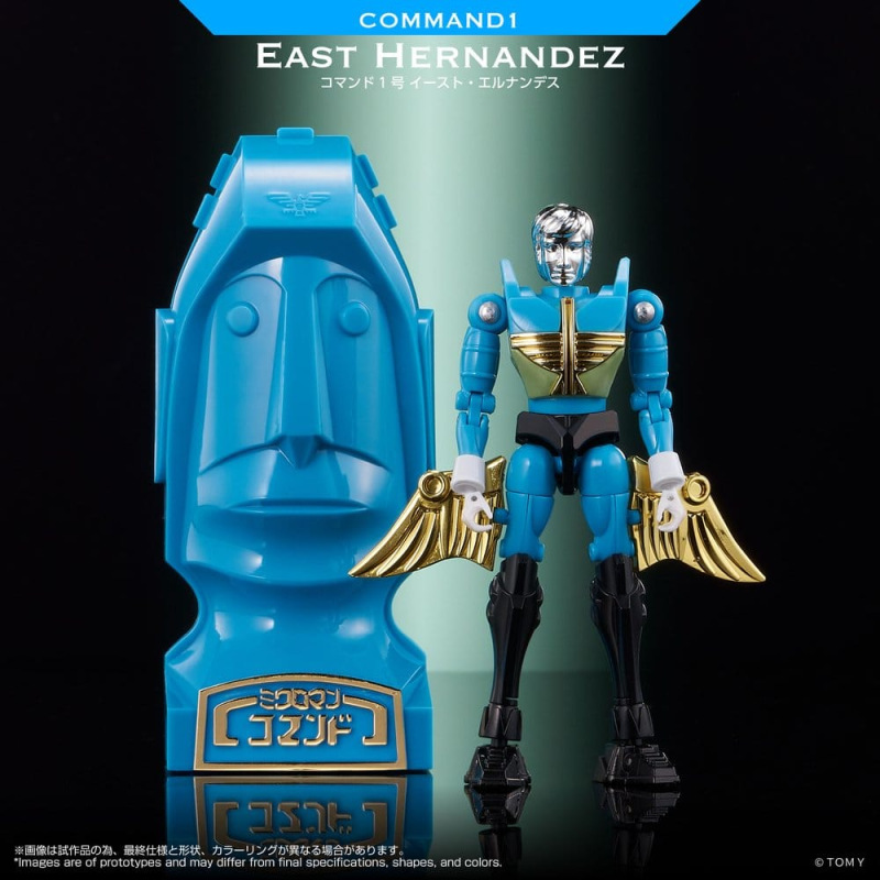 Microman Legacy Soul Action Figure Command 1 East Hernandez 1