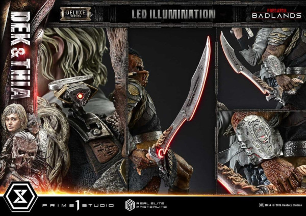 Predator Real Elite Masterline Statue 1/3 Badlands Dek & Thia Deluxe Version 87 cm 9