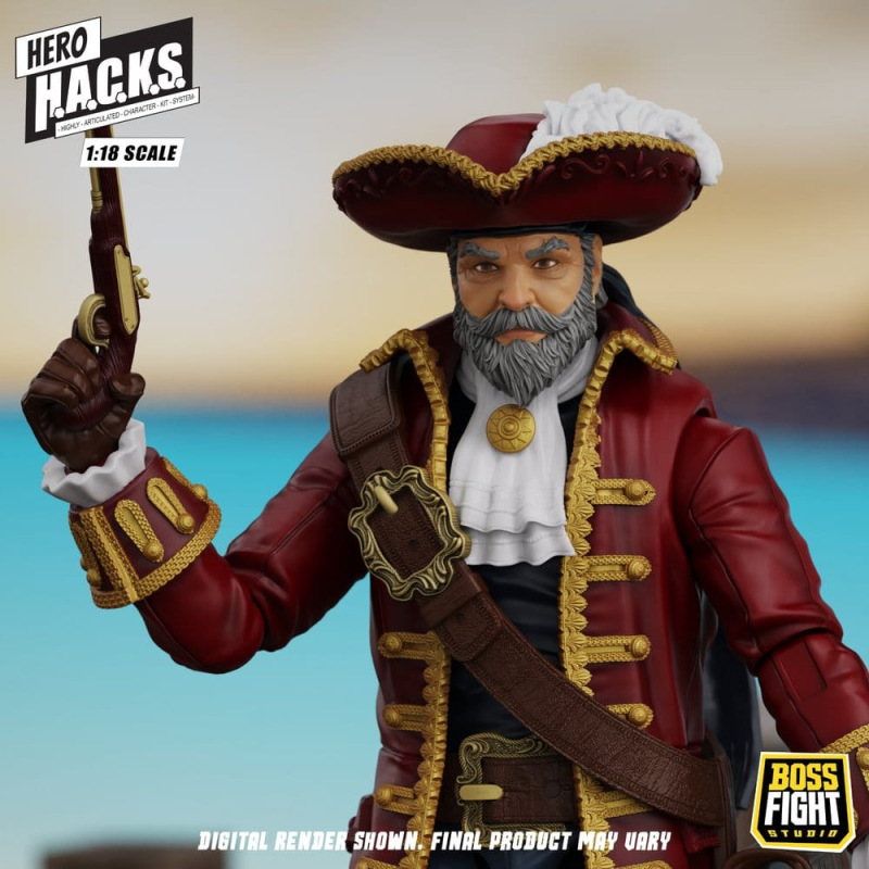 Hero H.A.C.K.S. Core Action Figure 1/18 Heroes and Villains Wave 1 John Bradford: Captain of the Tem 6