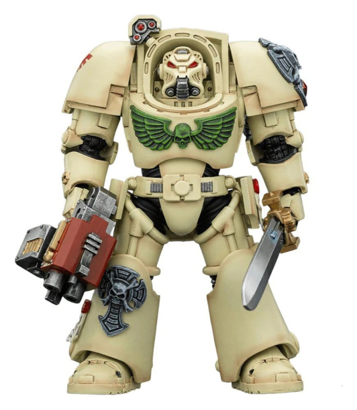 Warhammer 40,000 Action Figure Dark Angels Deathwing Terminator 1 with Power Sword and Storm Bolter