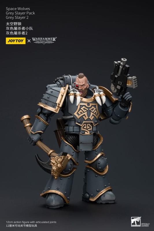 Warhammer The Horus Heresy Action Figure 1/18 Space Wolves Grey Slayer Pack Grey Slayer 2 12 cm