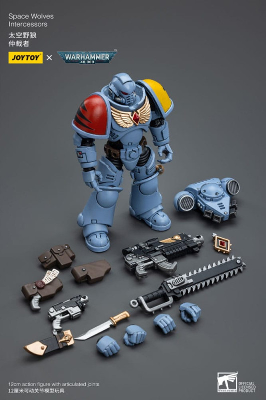 Warhammer 40k Action Figure 1/18 Space Wolves Intercessors 12 cm 8