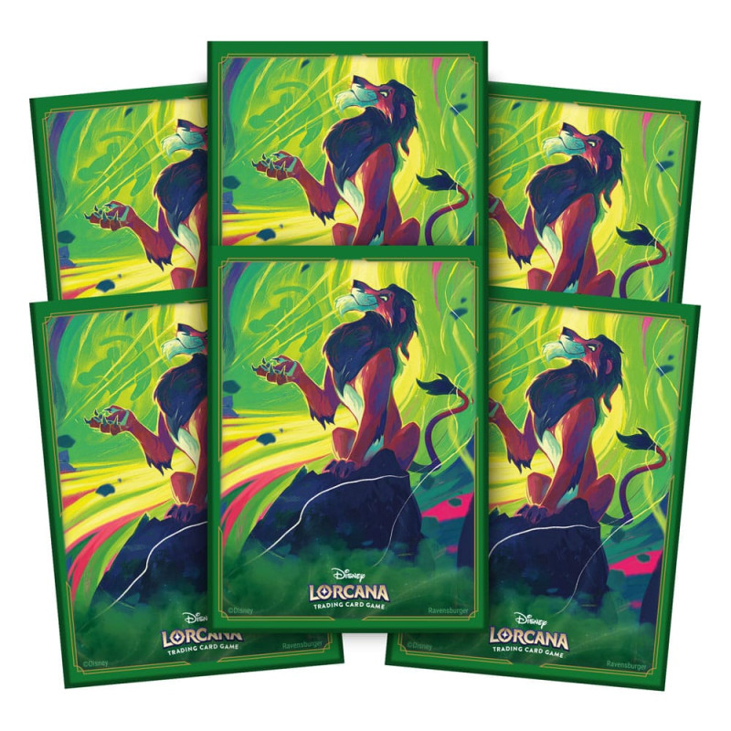 Disney Lorcana TCG Card Sleeves Scar (65) 1