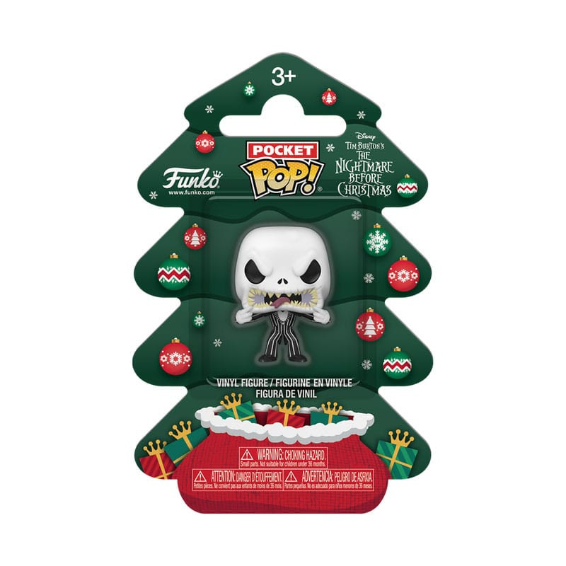 Nightmare before Christmas Holiday 2025 Pocket POP! Vinyl Keychains Jack Tree Holiday Box 4 cm 1