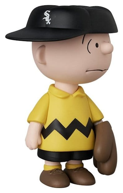 MLB × Peanuts UDF PVC Figure Chicago White Sox Charlie Brown 9 cm 1