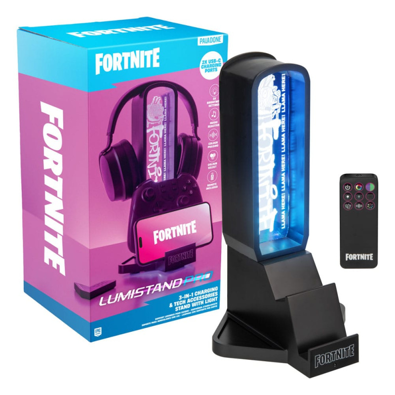 Fortnite Desk Headphone Stand with Light 30 cm 1
