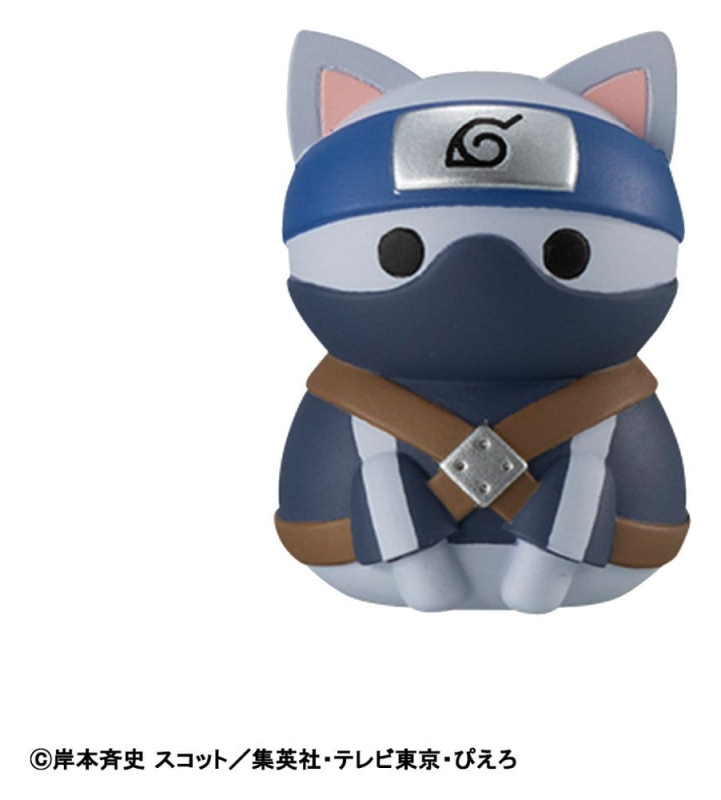 Naruto Shippuden Mega Cat Project Nyaruto! Once upon a time in Konoha village Mini Figures 3 cm Blin 6
