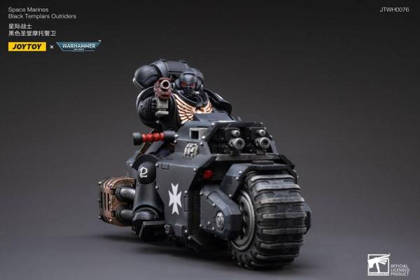 Warhammer 40k Vehicle 1/18 Black Templars Outrider Bike 22 cm 5