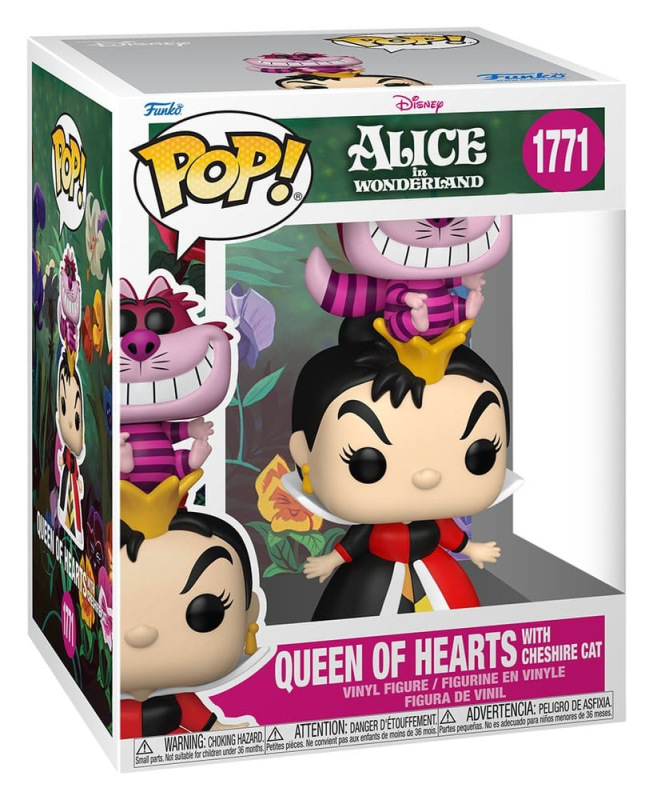 Alice in Wonderland POP! Premium Vinyl Figure Queen of Hearts 9 cm 1