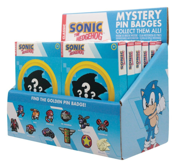 Sonic The Hedgehog Mystery Pin Badges Blind Box Display (12) 2