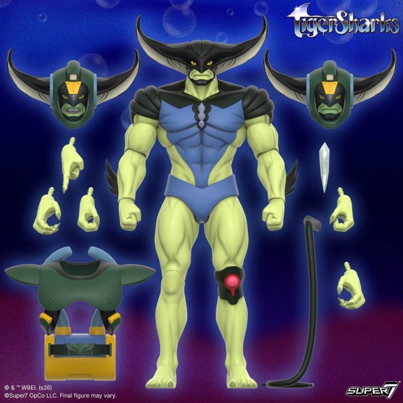 TigerSharks Ultimates Wave 01 Action Figure T-Ray 18 cm 3