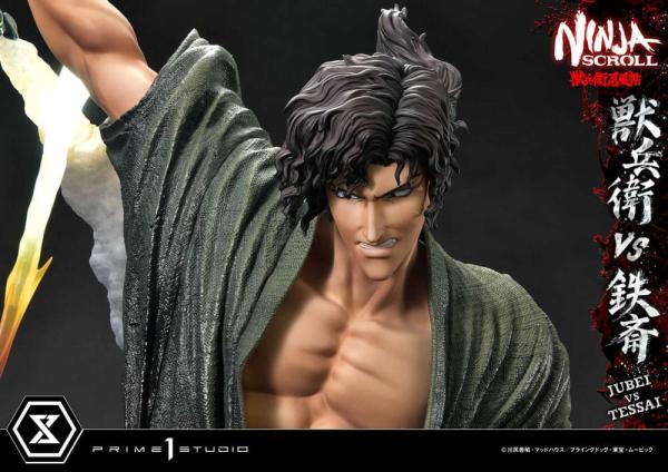 Ninja Scroll Ultimate Premium Masterline Series Statue 1/4 Jubei Versus Tessai 101 cm