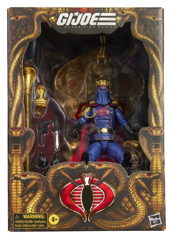 G.I. Joe Classified Series Action Figure Cobra Commander in Dress Uniform & Throne 15 cm 5
