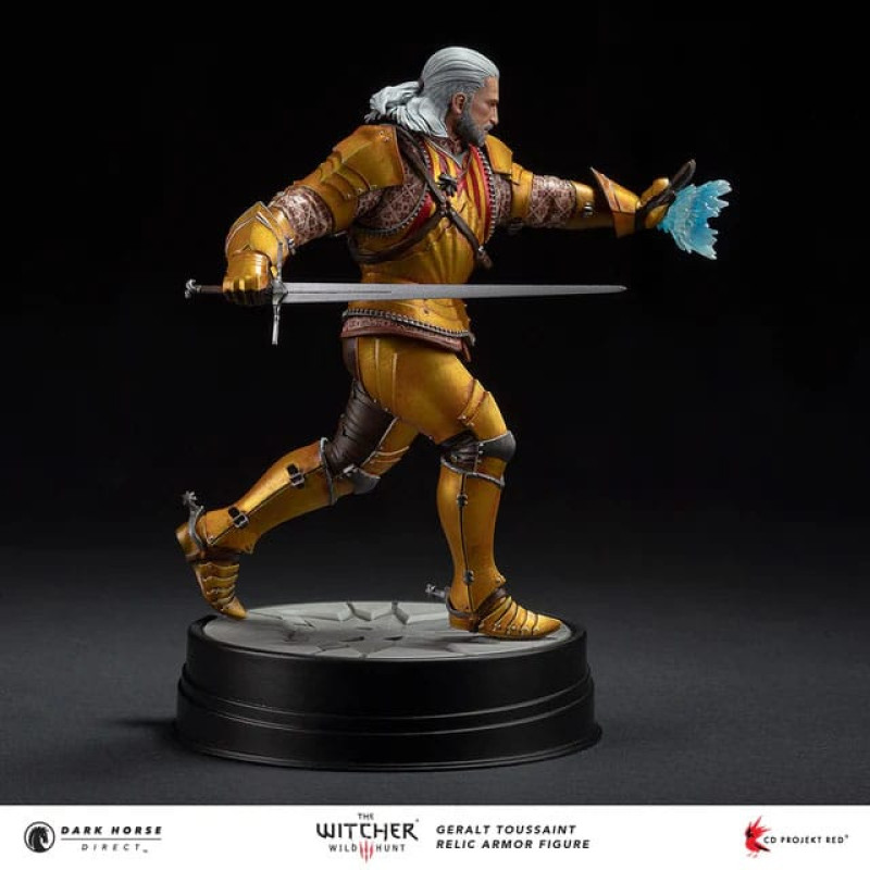 The Witcher 3 PVC Statue Geralt Toussaint Relic Armor 20 cm 11