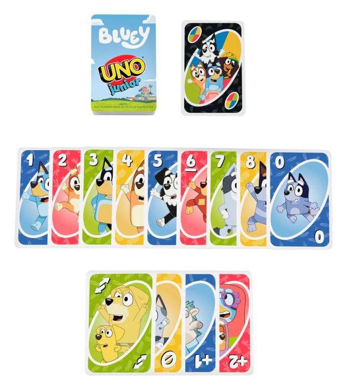Bluey UNO Junior Card Game 2