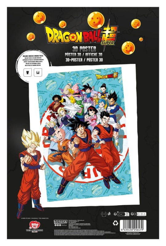 Dragon Ball Super 3D Poster Universe Survival 38 x 58 cm 2