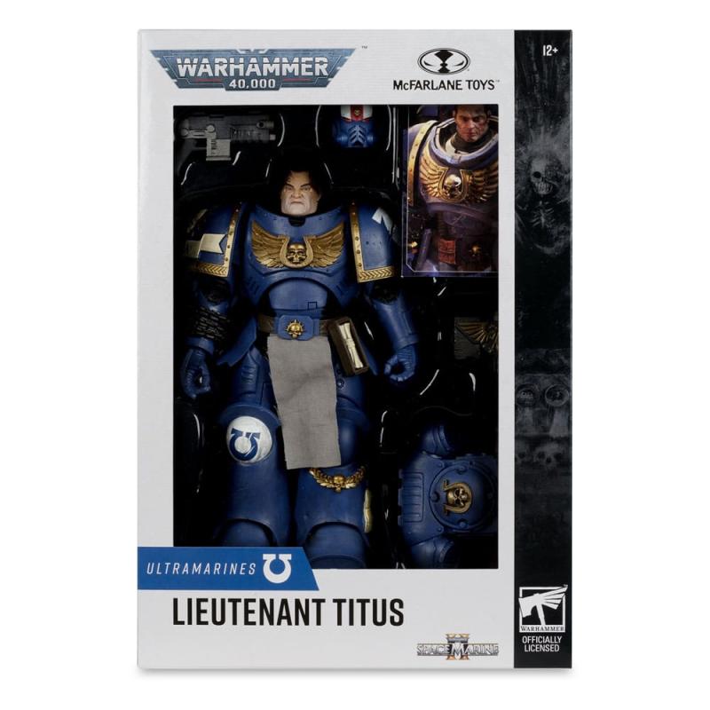 Warhammer 40,000 Action Figure Ultramarines: Lieutenant Titus 18 cm