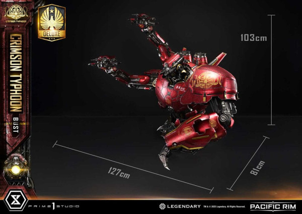 Pacific Rim Life Size Bust 1/1 Crimson Typhoon Deluxe Version 103 cm 5