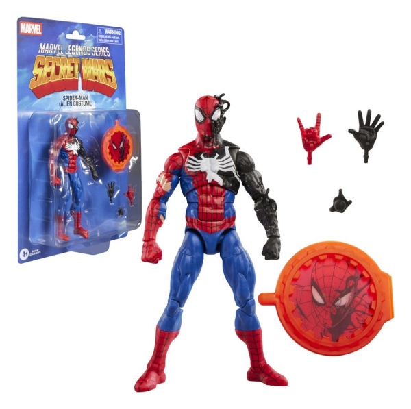 Secret Wars Marvel Legends Action Figure Spider-Man (Alien Costume) 15 cm 1