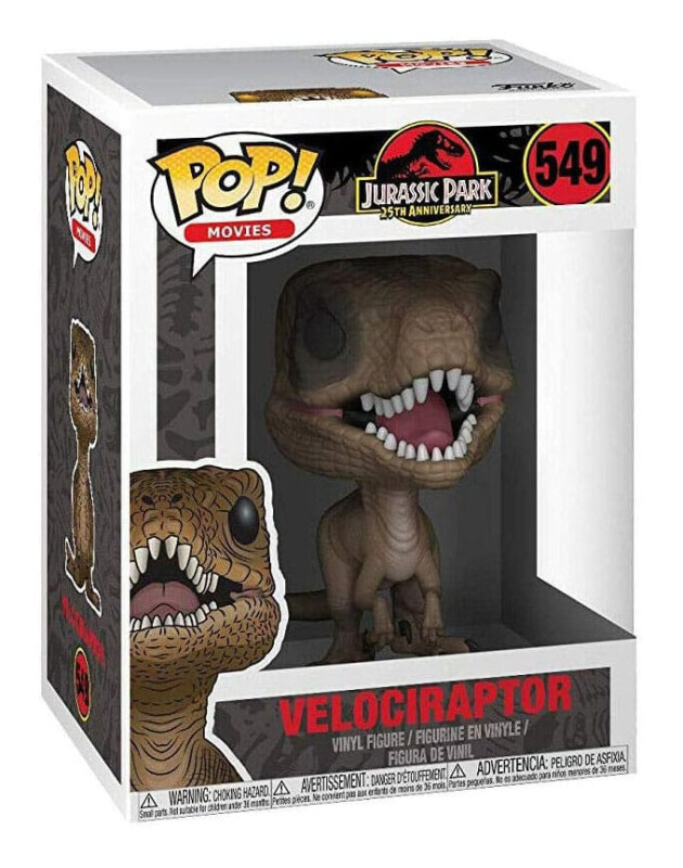 Jurassic Park POP! Movies Vinyl Figure Velociraptor 9 cm 1