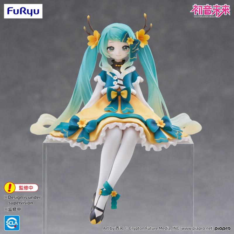 Hatsune Miku Noodle Stopper PVC Statue Hatsune Miku 2025 Chinese New Year Ver. 14 cm 6