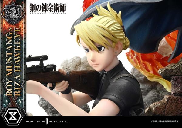 Fullmetal Alchemist Concept Masterline Statue 1/6 Roy Mustang & Riza Hawkeye Regular Version 50 cm 7