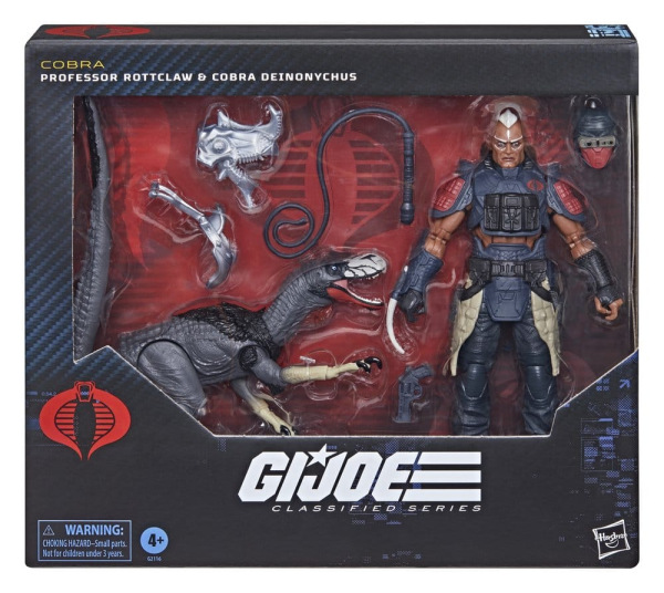 G.I. Joe Classified Series Action Figure 2-Pack #196 Professor Rottclaw & Cobra Deinonychus 15 cm 5