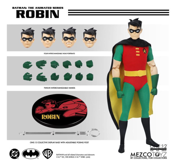 Batman: The Animated Series One:12 Collective Action Figure 1/12 Robin 17 cm 13