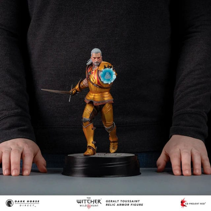 The Witcher 3 PVC Statue Geralt Toussaint Relic Armor 20 cm 7