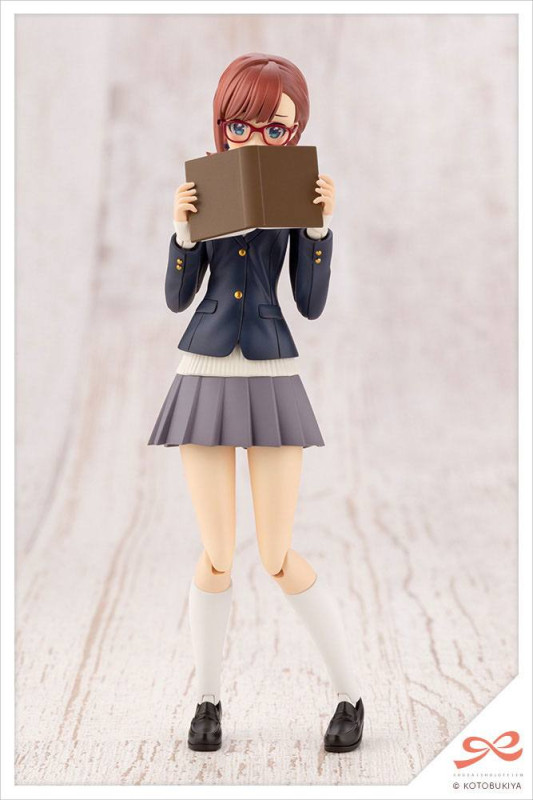 Sousai Shojo Teien Plastic Model Kit 1/10 Koyomi Takanashi Ryobu High School Winter Clothes 15 cm 7