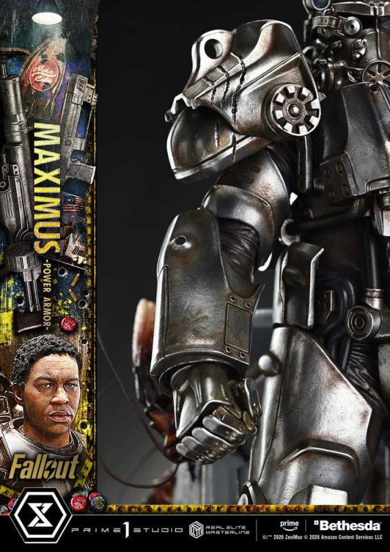 Fallout Real Elite Masterline Statue 1/4 Maximus Power Armor 67 cm 12