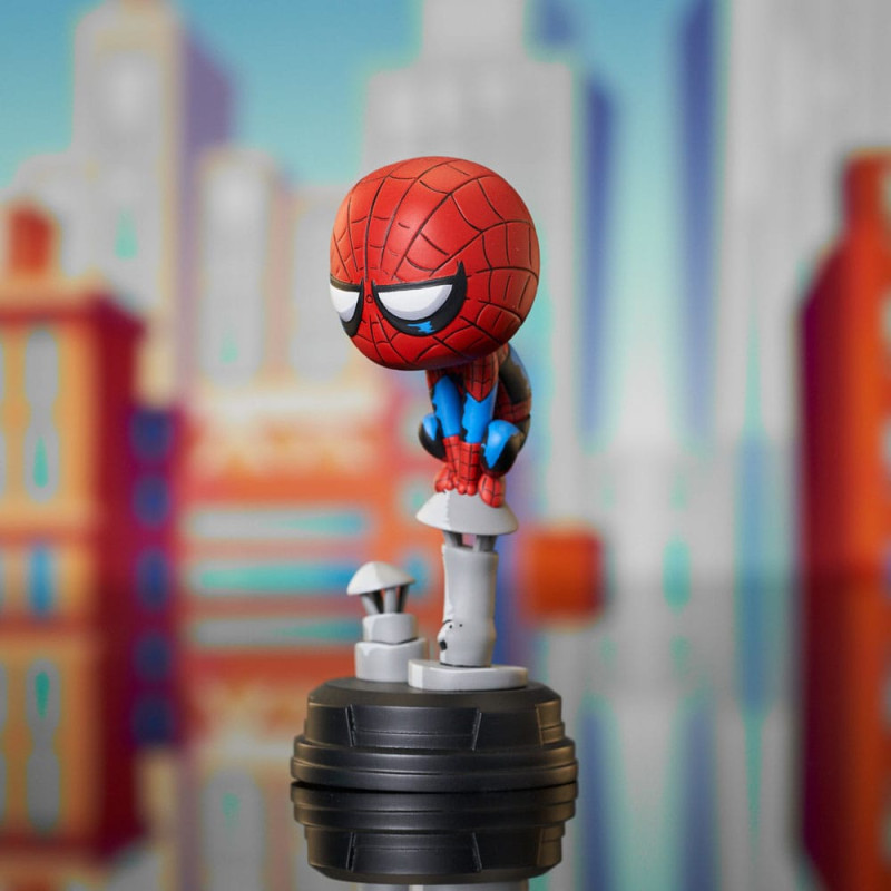 Marvel Animated Statue Spider-Man on Chimney 15 cm 3