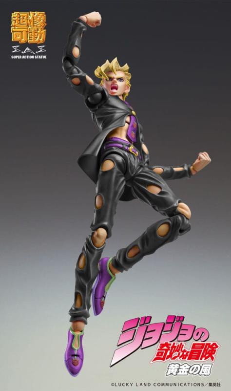 JoJo's Bizarre Adventure Part 5: Golden Wind Action Figure Chozokado (Pannacotta Fugo Ver. Black) 15