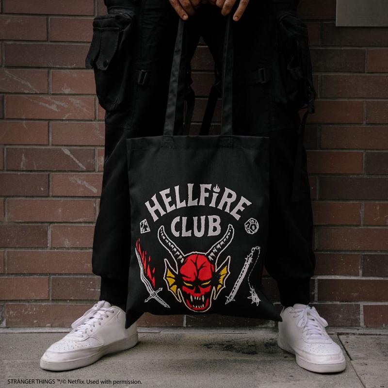 Stranger Things Tote Bag Hellfire Club