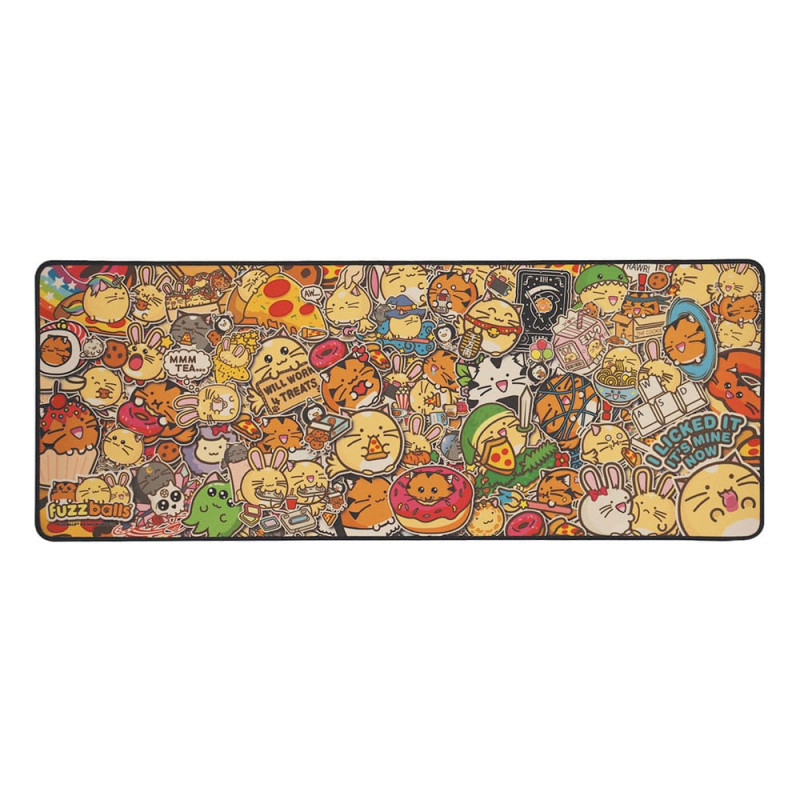 Fuzzballs Desk Pad & Coaster Set 5
