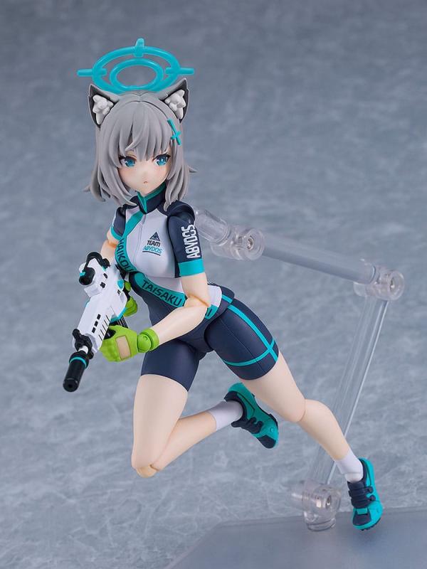 Blue Archive Figma Action Figure Shiroko Sunaookami Cycling 15 cm 7