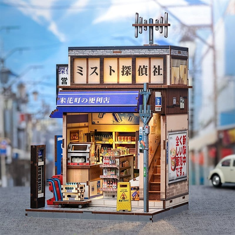 Miniature House Model Kit Beika-cho Convenience Store 22 x 15 cm 2