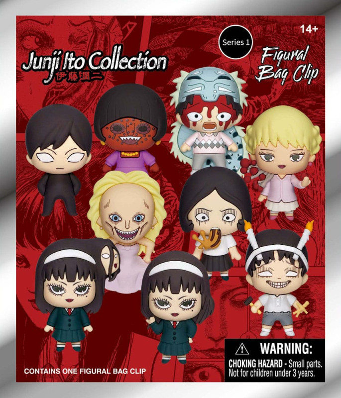 Junji Ito Collection PVC Bag Clips Series 1 Display (24) 1