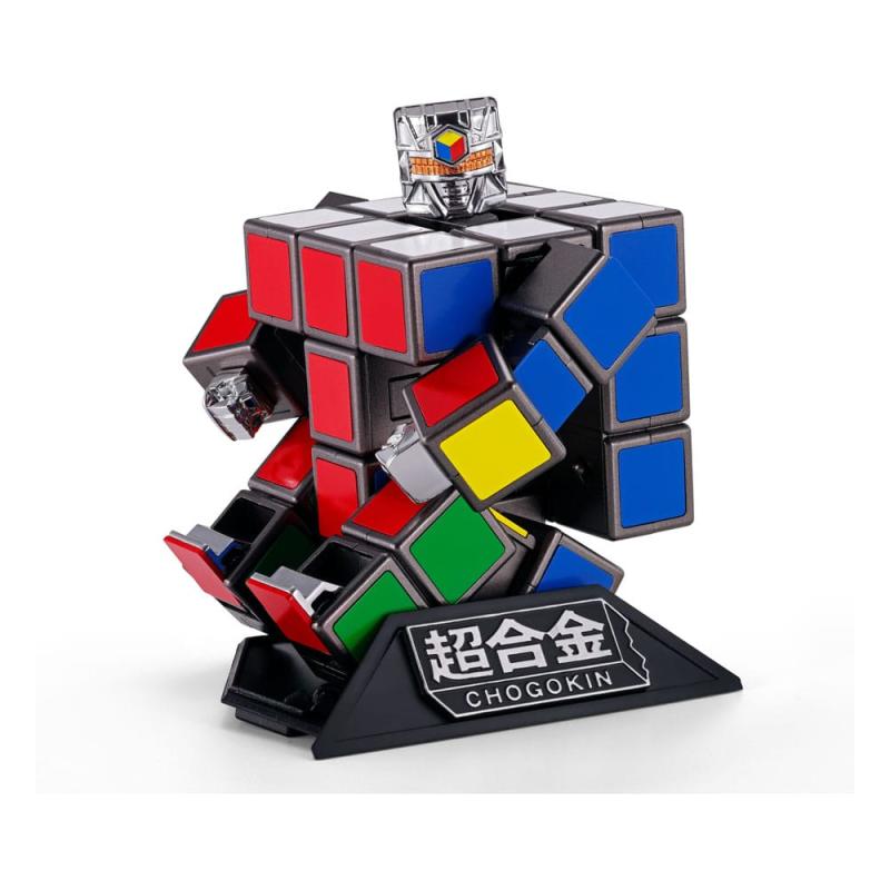 Rubik´s Cube Soul of Chogokin Diecast Action Figure Rubik´s Cube Robo 15 cm