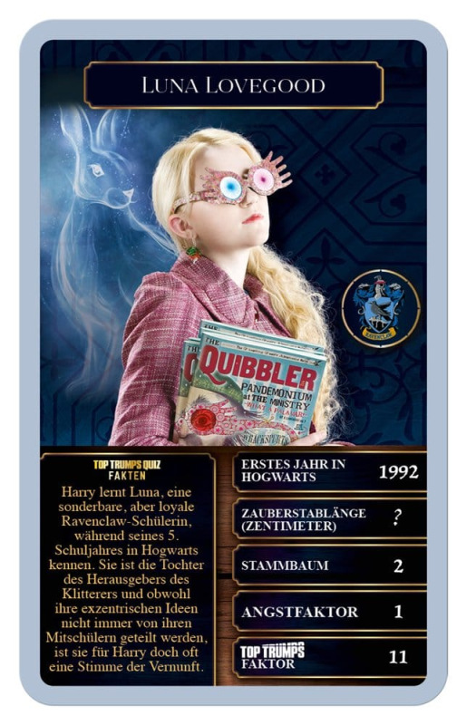 Harry Potter Card Game Top Trumps Witches and Wizards New Version *German Version* 3