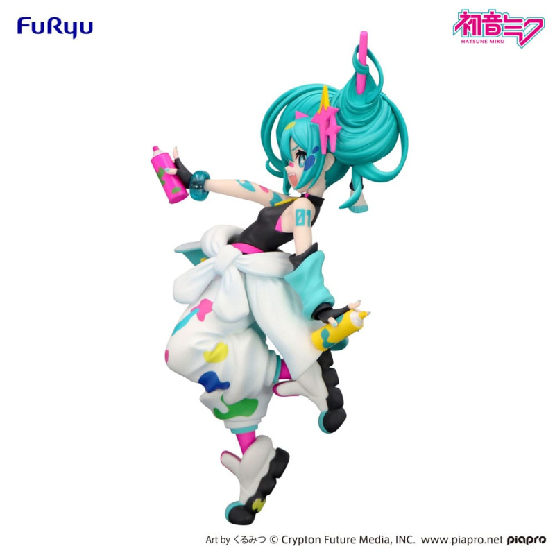 Hatsune Miku Trio-Try-iT PVC Statue Miku Paint Girl 19 cm 10